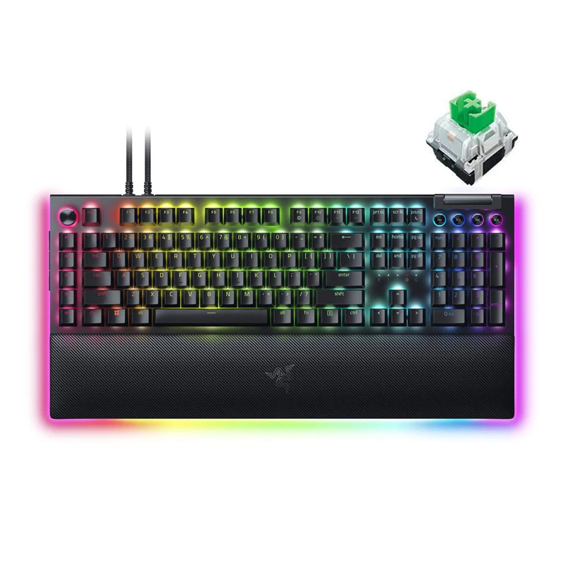 Razer Blackwidow V4 Pro Mechanical Gaming Keyboard With Razer Chroma RGB (Green Switch)