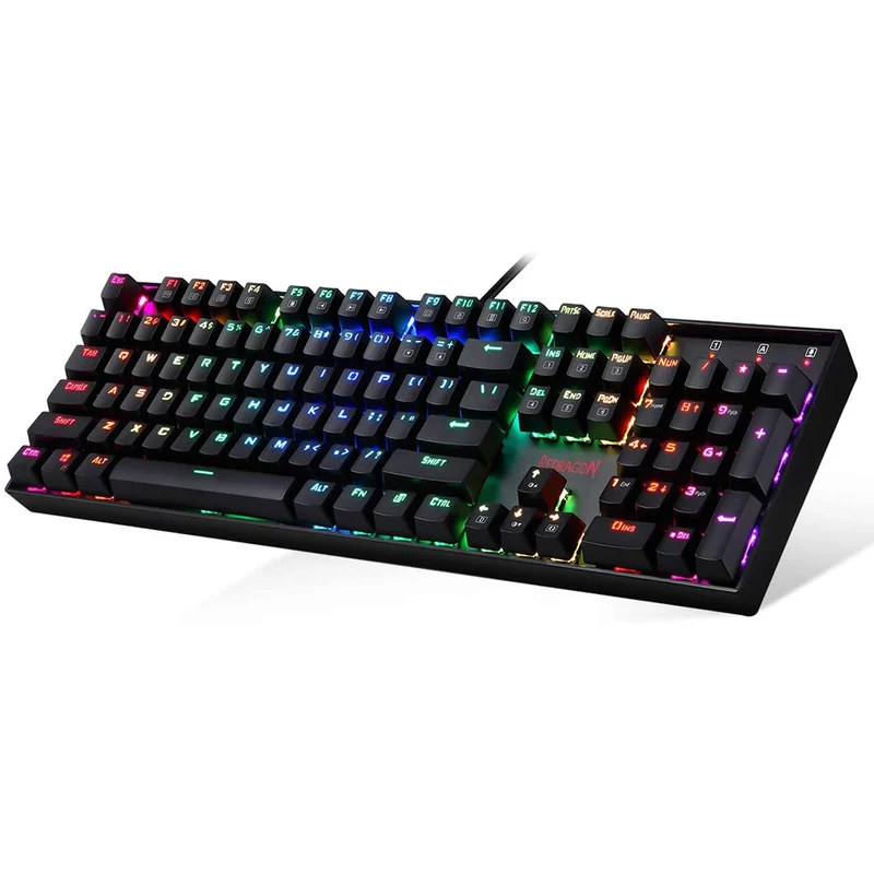 Redragon Mitra V2 RGB Mechanical Gaming Keyboard (K551RGB-1 V2) (Dust-Proof Blue, Dust-Proof Red)