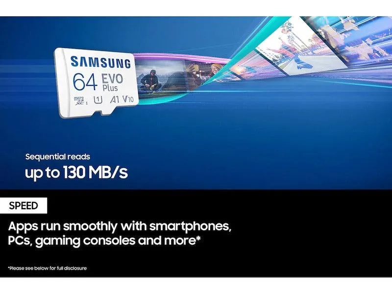 Samsung Evo Plus 256GB MicroSDXC UHS-I Card With Adapter (MB-MC256KA/APC)