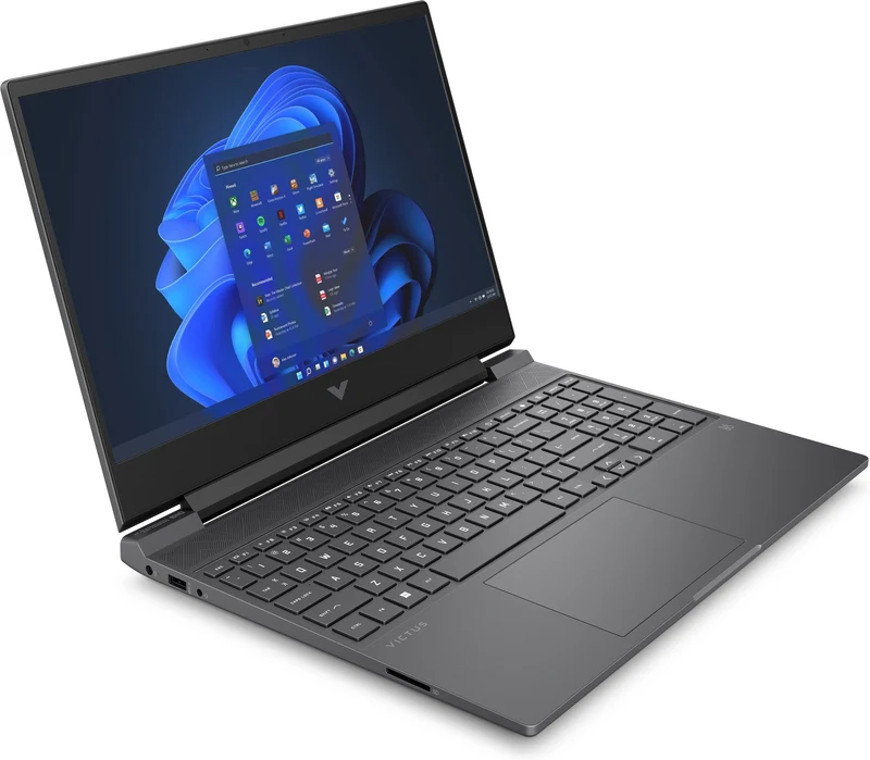 HP Victus 15-FB0089AX Gaming Laptop (Mica Silver) | 15.6" FHD (1920 x 1080) | Ryzen 5 5600H | 8GB RAM | 512GB SSD | RTX 3050 | Windows 11 | MS Office Home & Student 2021 | HP Prelude 15.6" Topload Bag