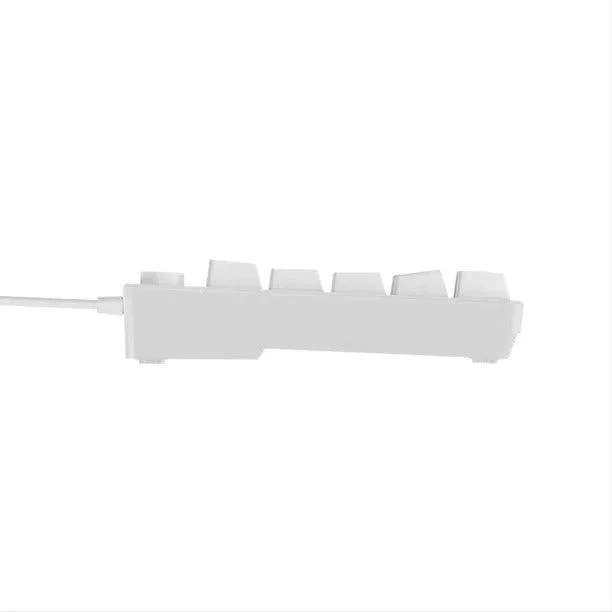 Aula Wind F3061 Membrane RGB TKL Wired Silicone Keyboard (White)