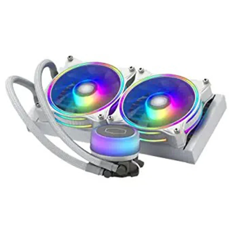 Cooler Master Masterliquid ML240 Illusion ARGB AIO Liquid CPU Cooler (White)