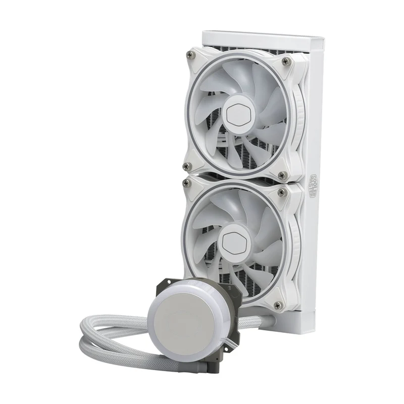 Cooler Master Masterliquid ML240 Illusion ARGB AIO Liquid CPU Cooler (White)