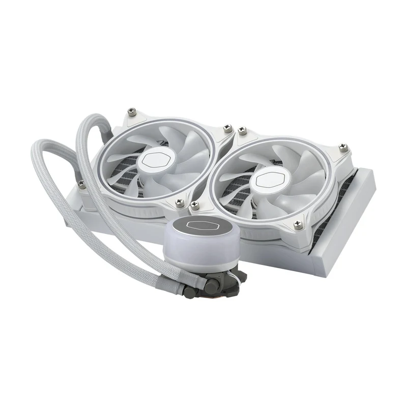 Cooler Master Masterliquid ML240 Illusion ARGB AIO Liquid CPU Cooler (White)