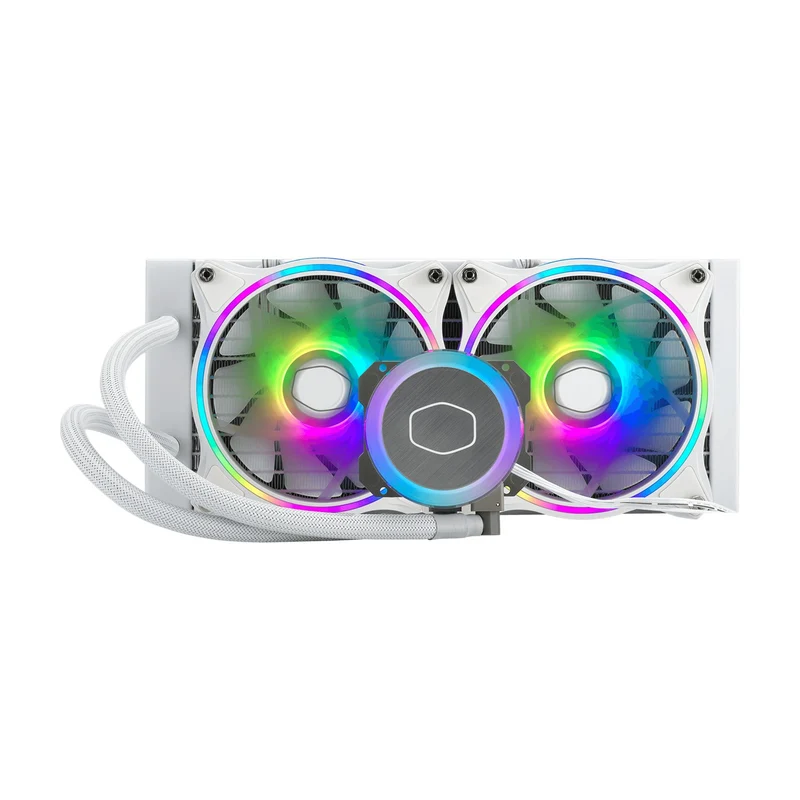 Cooler Master Masterliquid ML240 Illusion ARGB AIO Liquid CPU Cooler (White)