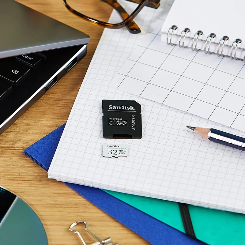 Sandisk High Endurance 32GB MicroSDHC Card With Adapter For Dash Cams & Home Security Cameras