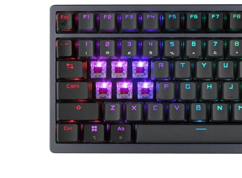 Asus ROG Azoth Custom Hot-swappable Wireless Mechanical Gaming Keyboard - ROG NX Blue