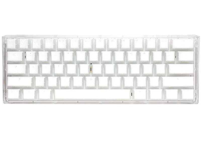 Ducky One 3 Mini Aura White HotSwap RGB Double-Shot PBT Mechanical Keyboard (Cherry RGB Brown) (DKON2161ST-BUSPDAWWWWC1)