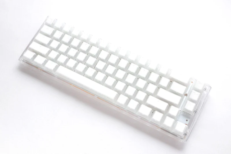 Ducky One 3 SF Aura White HotSwap RGB Double-Shot PBT Mechanical Keyboard (Cherry RGB Brown) (DKON2167ST-BUSPDAWWWWC1)