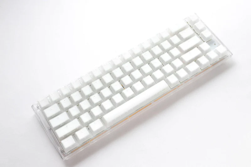 Ducky One 3 SF Aura White HotSwap RGB Double-Shot PBT Mechanical Keyboard (Cherry RGB Brown) (DKON2167ST-BUSPDAWWWWC1)