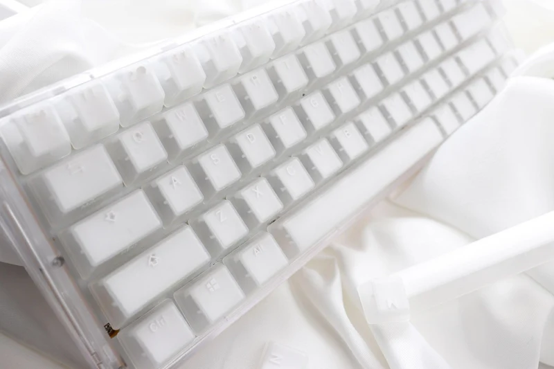 Ducky One 3 SF Aura White HotSwap RGB Double-Shot PBT Mechanical Keyboard (Cherry RGB Brown) (DKON2167ST-BUSPDAWWWWC1)