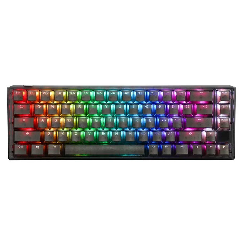 Ducky One 3 SF Aura Black HotSwap RGB Double-Shot PBT Mechanical Keyboard (Cherry RGB Brown) (DKON2167ST-BUSPDABAAAC1)