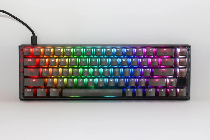 Ducky One 3 SF Aura Black HotSwap RGB Double-Shot PBT Mechanical Keyboard (Cherry RGB Brown) (DKON2167ST-BUSPDABAAAC1)