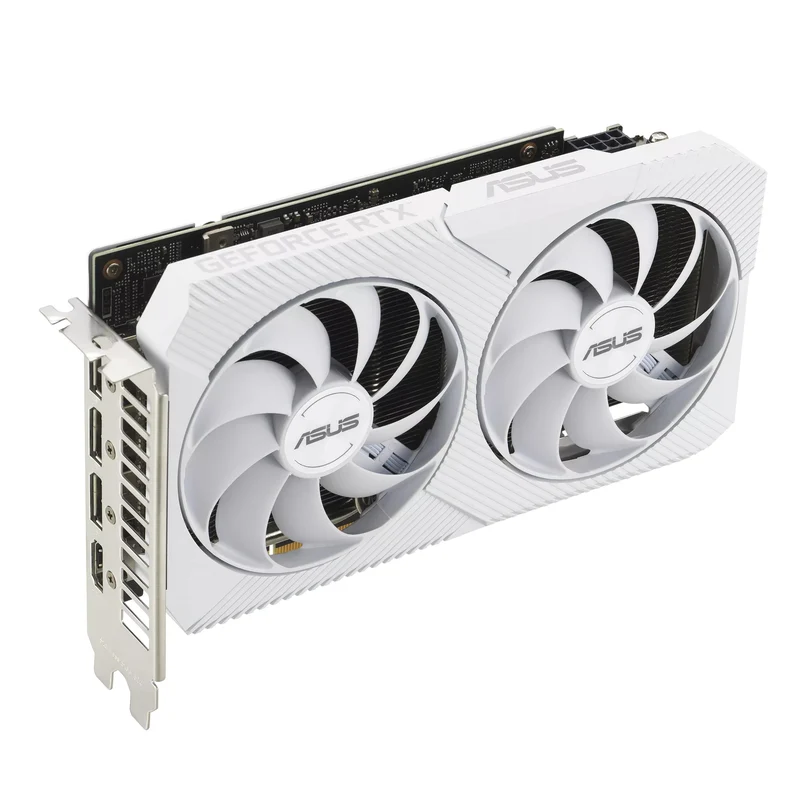 Asus Dual GeForce RTX 3060 OC 8GB PCIE 4.0 GDDR6 Graphics Card (White)