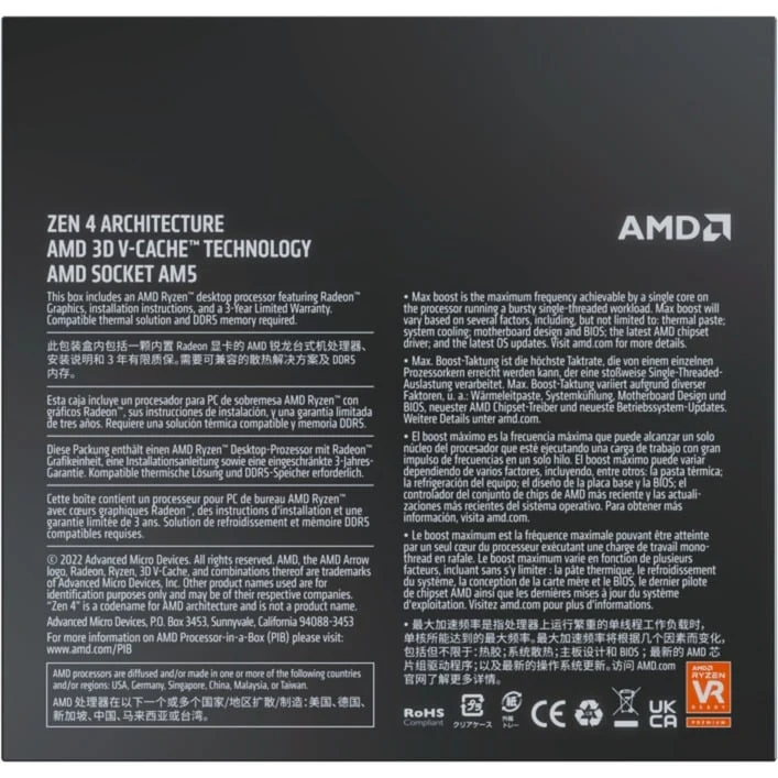 AMD Ryzen 9 7900X3D Processor