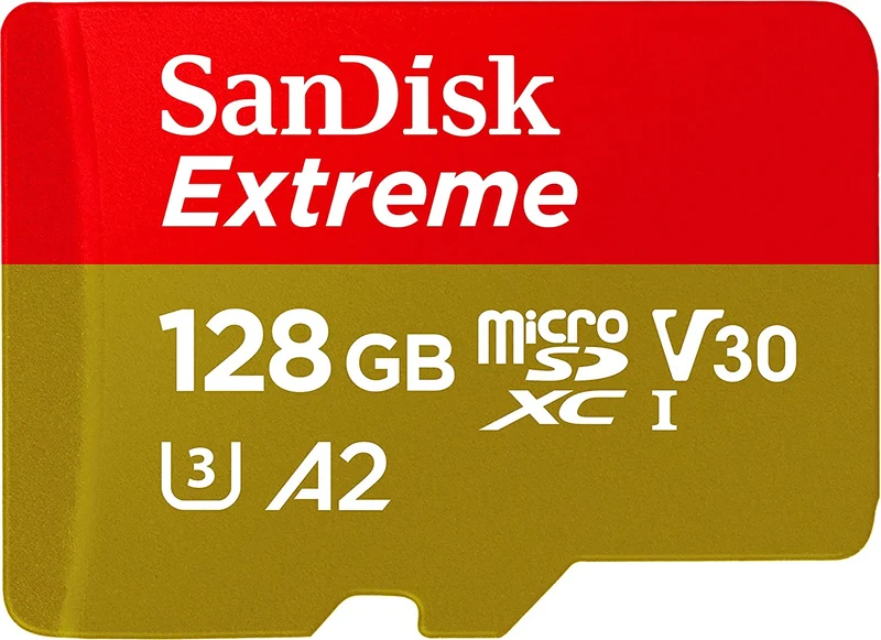 Sandisk Extreme 128GB MicroSD UHS-1 Card (SDSQXA1-128G-GN6MN)