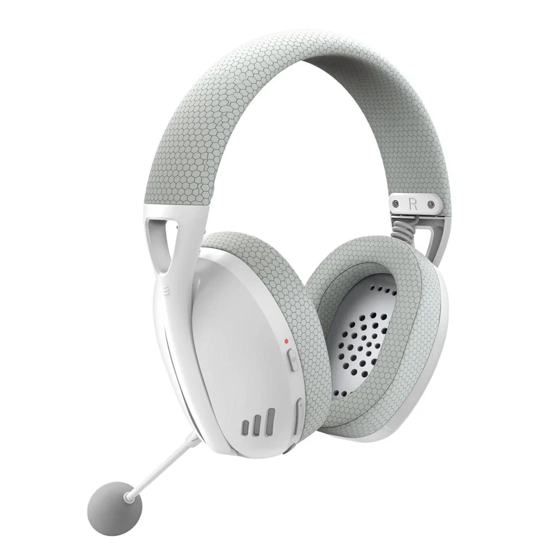 Redragon IRE Pro Ultra-Light Wireless Gaming Headset (White/Gray) (H848G)