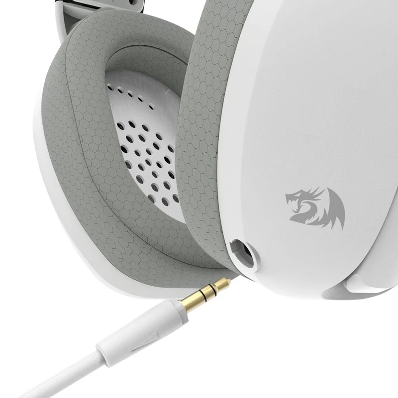 Redragon IRE Pro Ultra-Light Wireless Gaming Headset (White/Gray) (H848G)