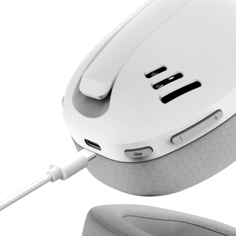Redragon IRE Pro Ultra-Light Wireless Gaming Headset (White/Gray) (H848G)