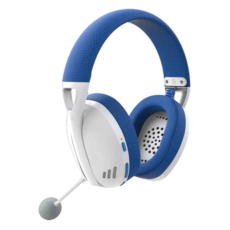 Redragon IRE Pro Ultra-Light Wireless Gaming Headset (White/Blue) (H848B)