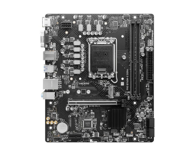 MSI Pro B760M-E DDR4 Motherboard