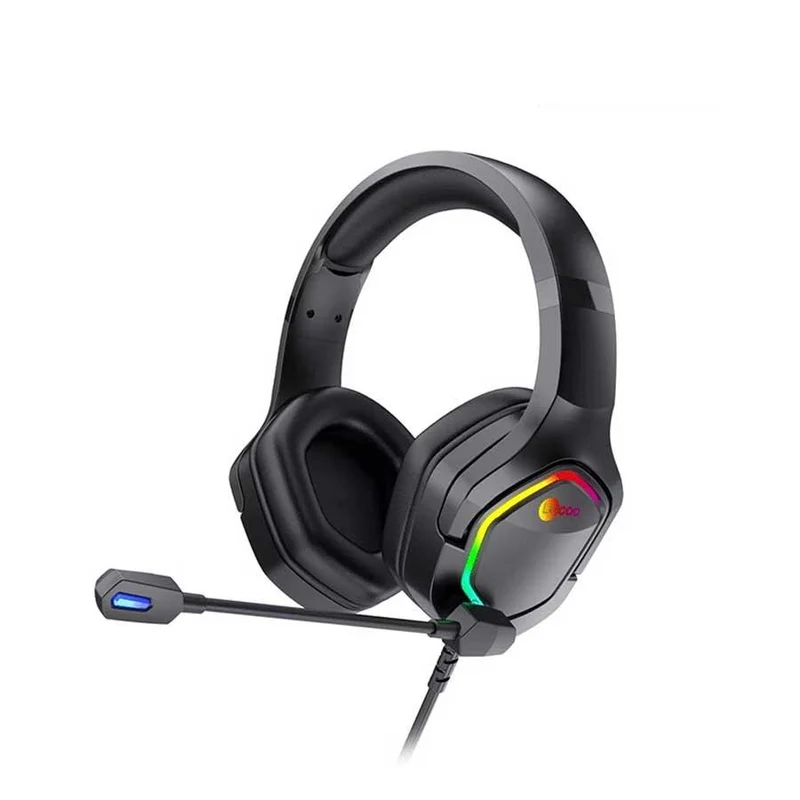 Lenovo Lecoo HT403 USB 2.0 7.1 Channel Surround Stereo Wired Gaming Headset (Black)