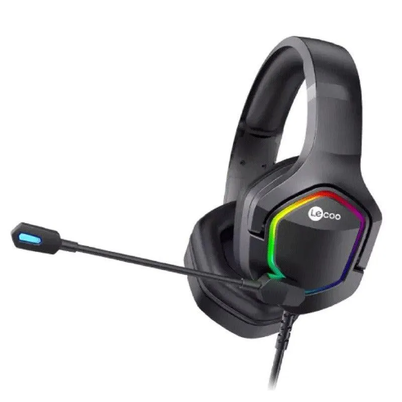 Lenovo Lecoo HT403 USB 2.0 7.1 Channel Surround Stereo Wired Gaming Headset (Black)