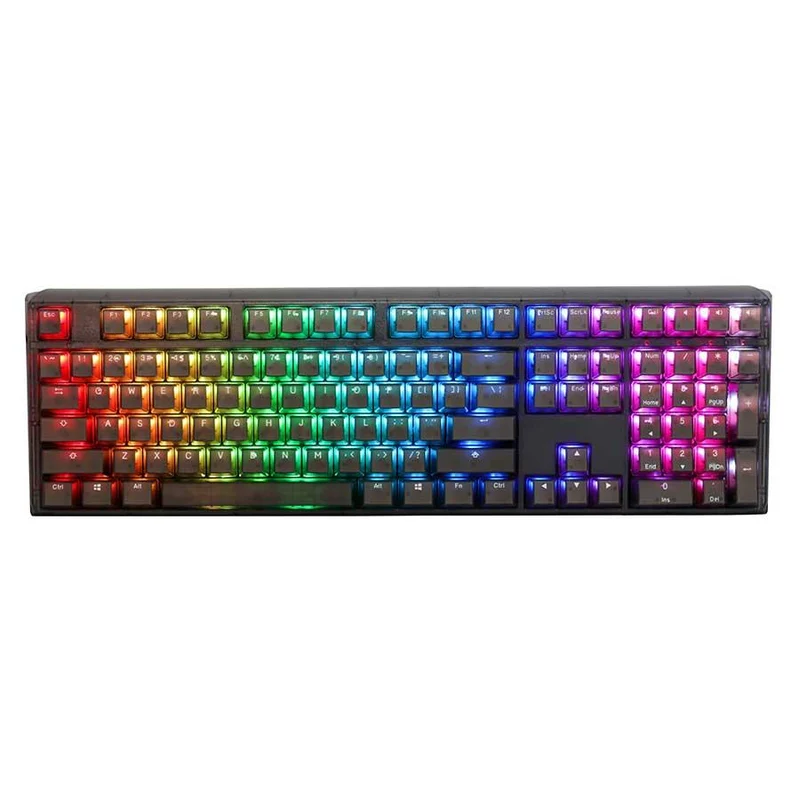 Ducky One 3 Full-Size Aura Black HotSwap RGB Double-Shot PBT Mechanical Keyboard (Cherry RGB Brown) (DKON2108ST-BUSPDABAAAC1)