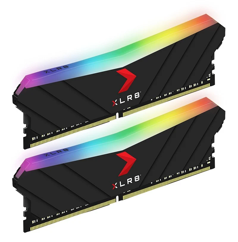 PNY XLR8 Gaming Epic-X RGB 16GB (2X8GB) DDR4 3200MHZ CL16 1.3V Desktop Memory (Black) (MD16GK2D4320016XRGB)
