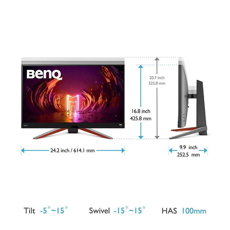BenQ Mobiuz EX2710S 27" FHD IPS 1MS 165HZ Gaming Monitor