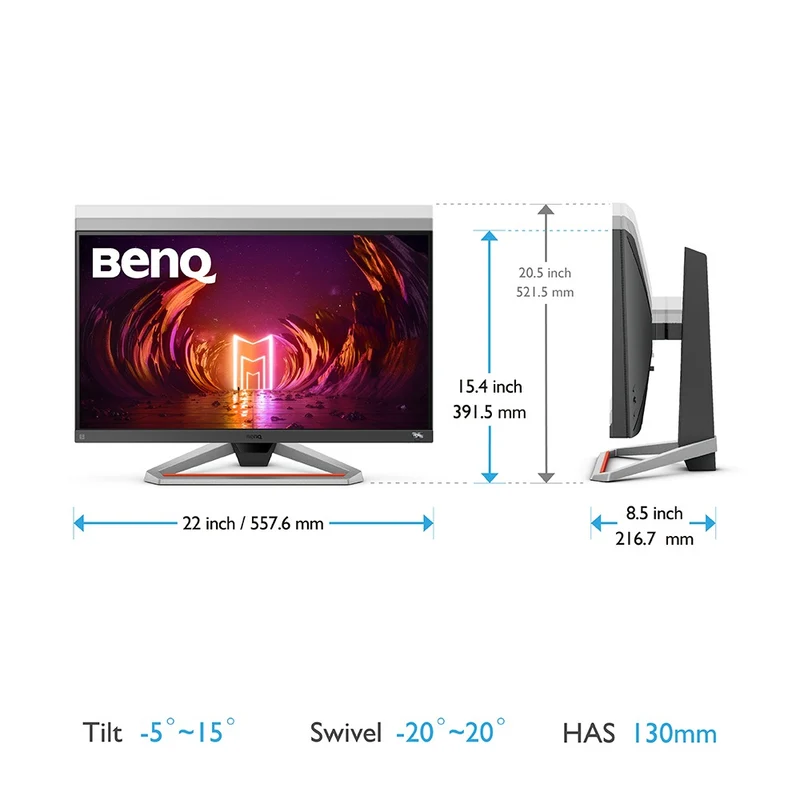 BenQ Mobiuz EX2510S 24.5" FHD IPS 1MS 165HZ Gaming Monitor