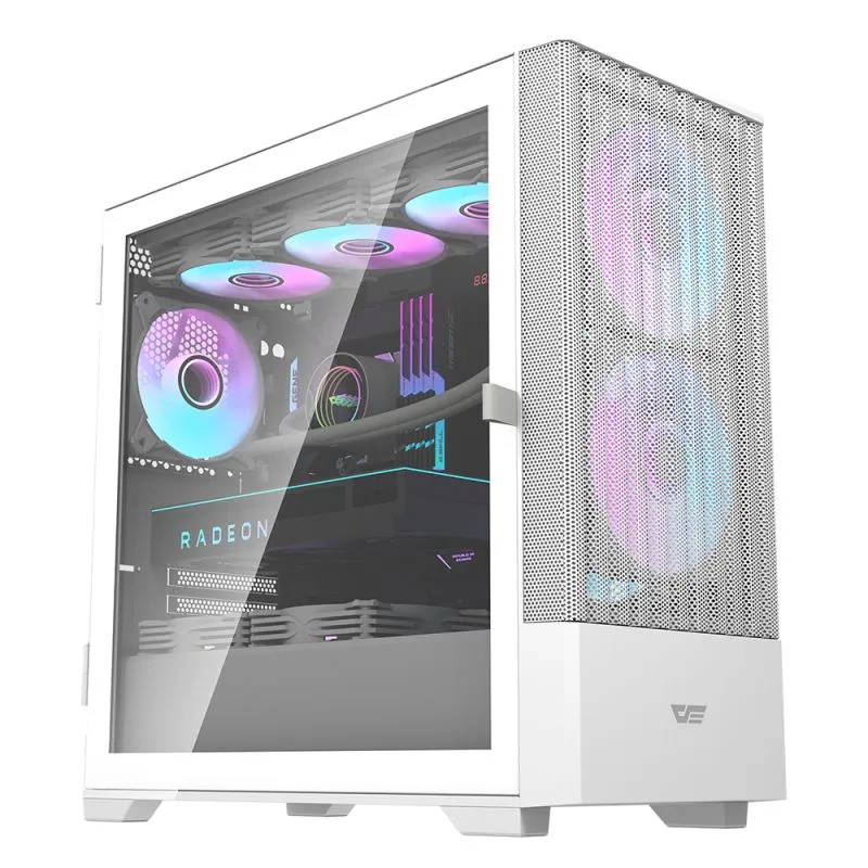Darkflash DK415M M-ATX PC Case (White)