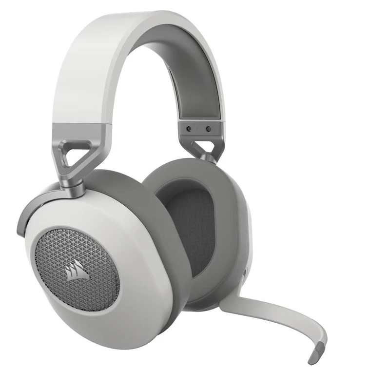 Corsair HS65 Wireless 2.4GHZ/BT 5.2/Dolby Audio 7.1 Lightweight Gaming Headset For PC/ Mac/ PS4/ PS5 (White)