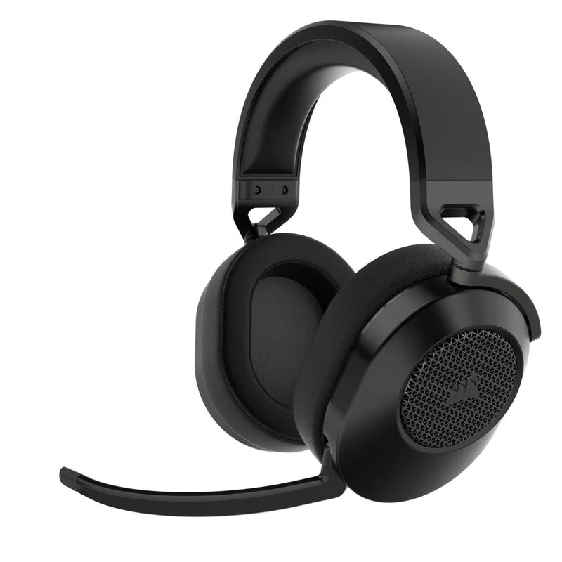Corsair HS65 Wireless 2.4GHZ/BT 5.2/Dolby Audio 7.1 Lightweight Gaming Headset For PC/ Mac/ PS4/ PS5 (Carbon)