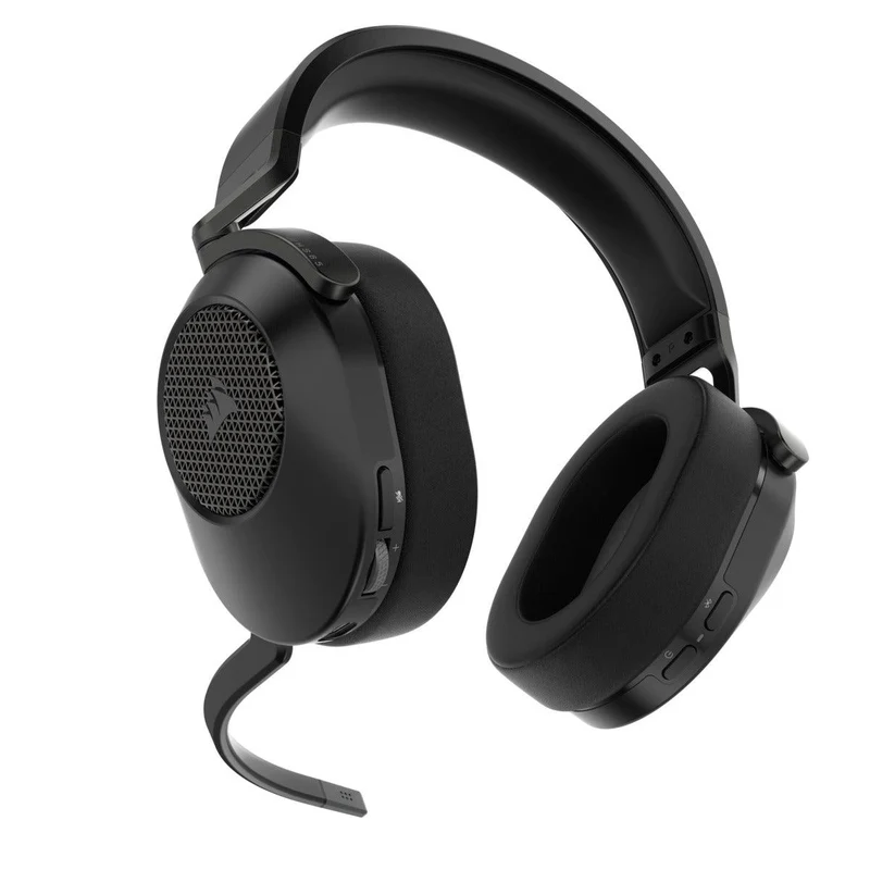 Corsair HS65 Wireless 2.4GHZ/BT 5.2/Dolby Audio 7.1 Lightweight Gaming Headset For PC/ Mac/ PS4/ PS5 (Carbon)