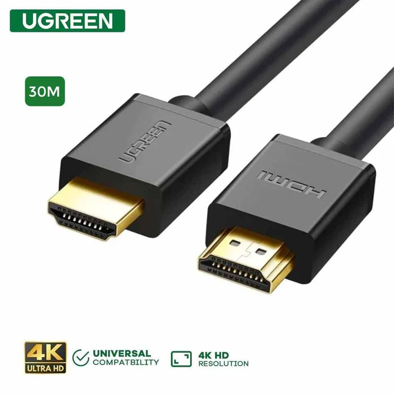 UGREEN HDMI Male To Male Cable 30M (Black) (HD104/10114)