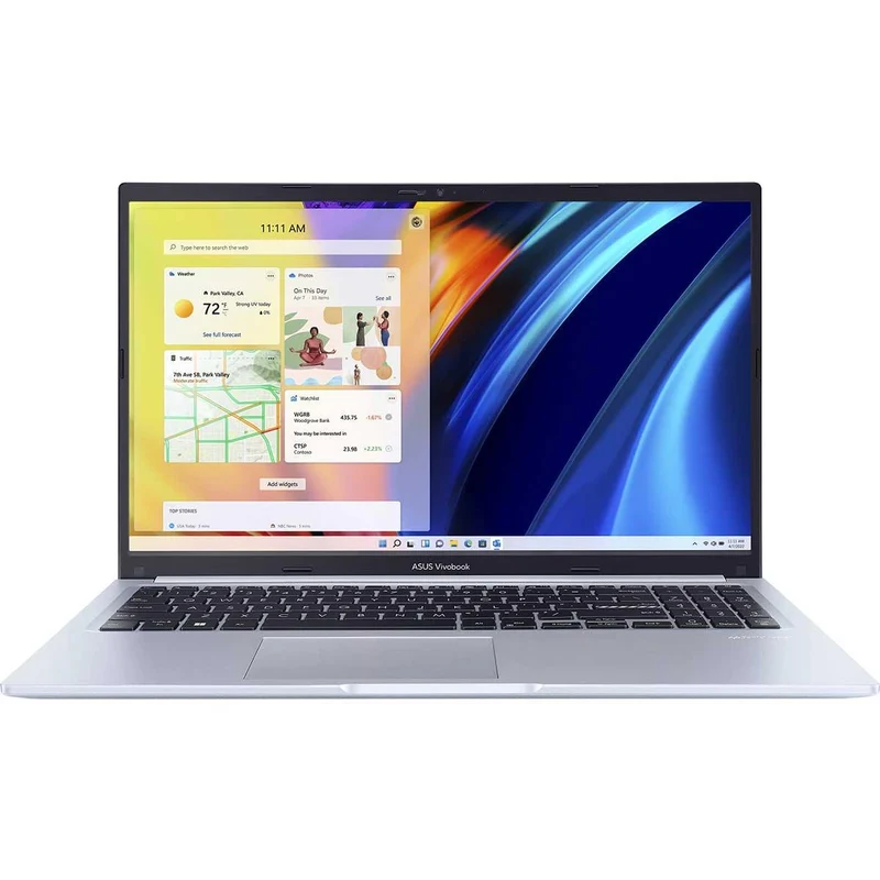 Asus Vivobook 15 X1502ZA-BQ454WS Laptop (Icelight Silver) | 15.6" FHD (1920 x 1080) | i5-1235U | 8GB RAM | 512GB SSD | Intel® UHD Graphics | Windows 11 Home | MS Office H&S 2021 | ASUS BP1504 Casual Backpack