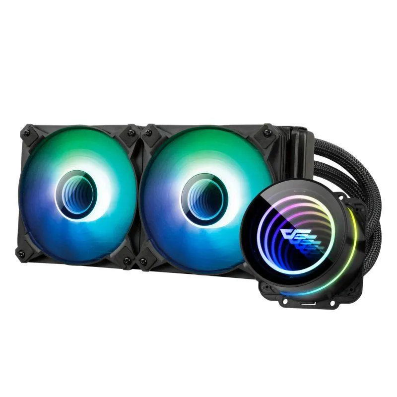 Darkflash Twister DX-240 V2.6 All-In-One 240MM Liquid CPU Cooler (Black)
