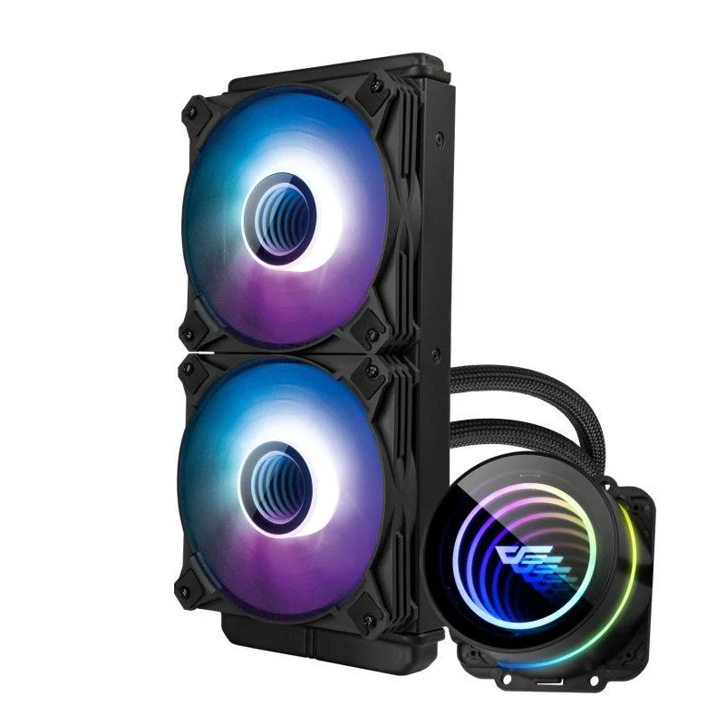 Darkflash Twister DX-240 V2.6 All-In-One 240MM Liquid CPU Cooler (Black)