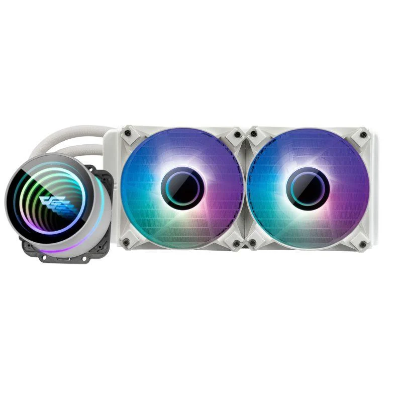 Darkflash Twister DX-240 V2.6 All-In-One 240MM Liquid CPU Cooler (White)
