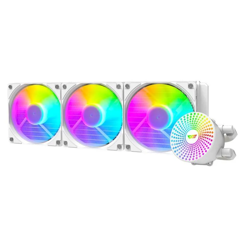 Darkflash Radiant DC-360 ARGB All-In-One 360MM Liquid CPU Cooler (White)