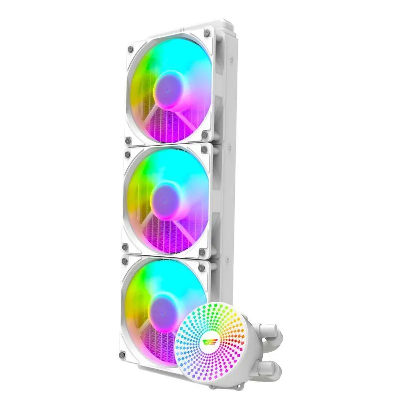 Darkflash Radiant DC-360 ARGB All-In-One 360MM Liquid CPU Cooler (White)