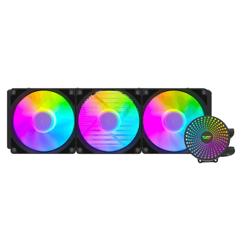 Darkflash Radiant DC-360 ARGB All-In-One 360MM Liquid CPU Cooler (Black)