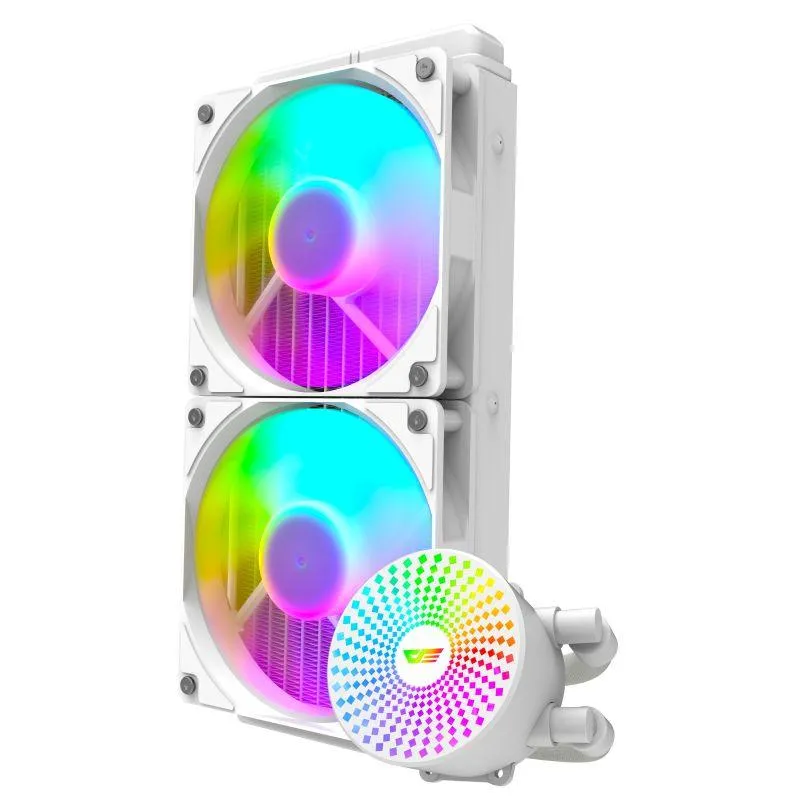 Darkflash Radiant DC-240 ARGB All-In-One 240MM Liquid CPU Cooler (White)