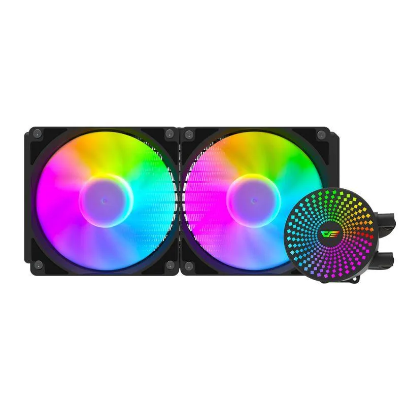 Darkflash Radiant DC-240 ARGB All-In-One 240MM Liquid CPU Cooler (Black)