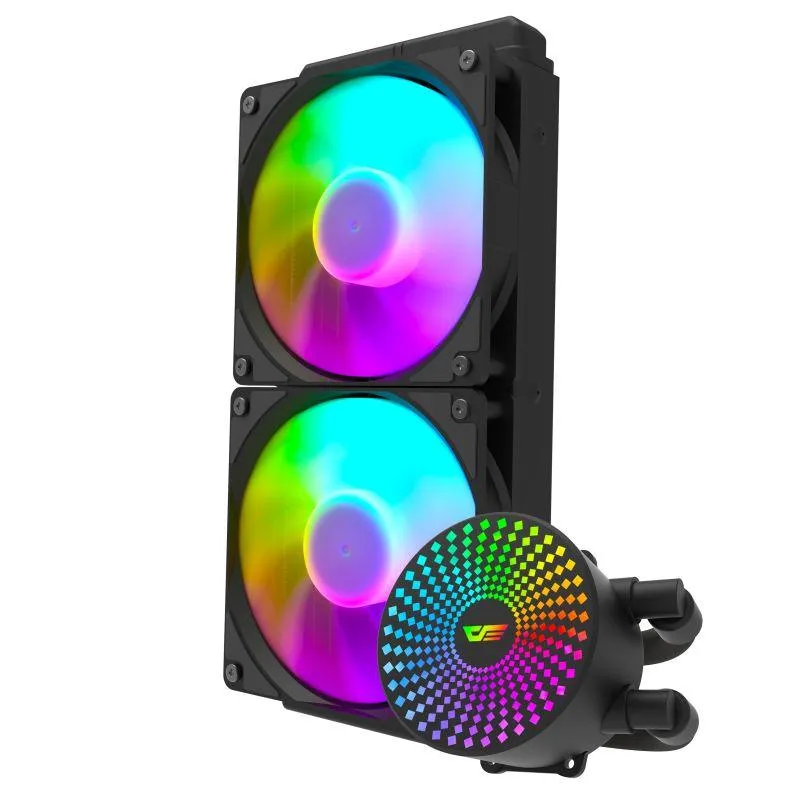 Darkflash Radiant DC-240 ARGB All-In-One 240MM Liquid CPU Cooler (Black)
