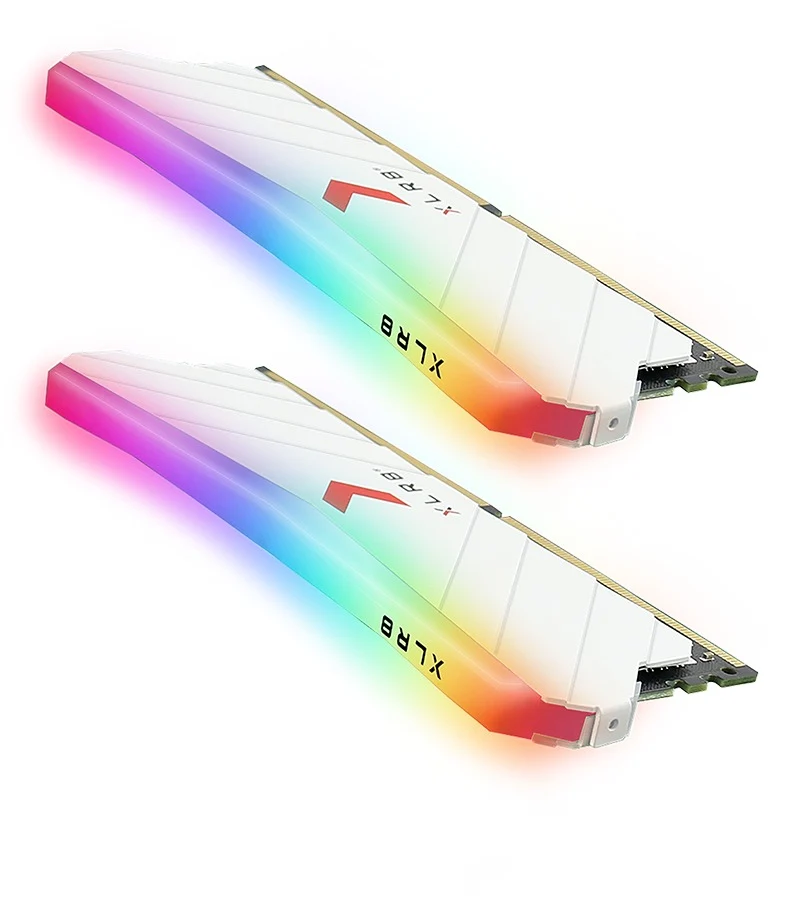 PNY XLR8 Gaming Epic-X RGB 16GB (2X8GB) DDR4 3200MHZ CL16 1.3V Desktop Memory (White) (MD16GK2D4320016XRGBW)