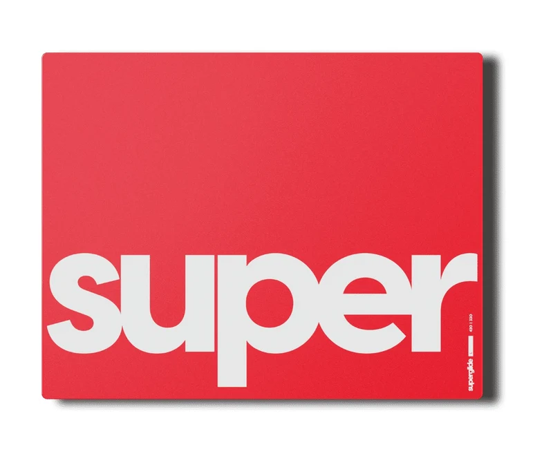Pulsar Superglide Glass Mousepad L (Red) (SGPLR)