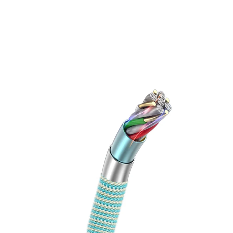 Motivo H24 Data Cable Braided Wire 120CM Apple Lightning (Blue) (S0023)