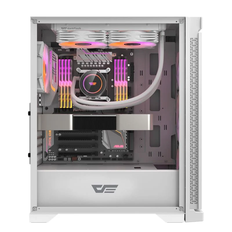 Darkflash DK361 Luxury ATX PC Case (White)